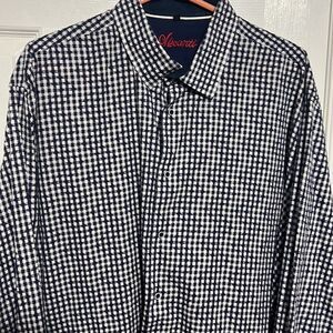 🔥🔥 VISCONTI High End Italian Button Down Shirt - PERFECT Condition - Sz 2XLB